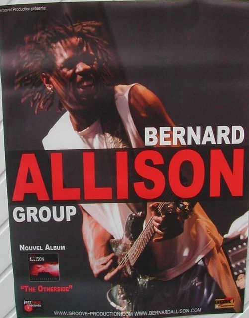 BERNARD ALLISON 58x78cm Affiche de Concert Originale EUR 13,95 PicClick FR