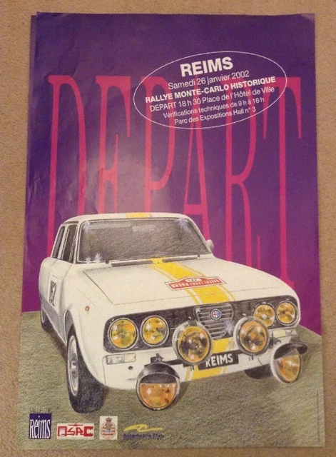 Affiche officielles du rallye de monte carlo historique - Collection