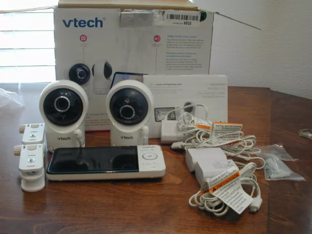 VTech RM5764-2HD 1080p Smart WiFi Remote Access 2 Camera BabyMonitor Pan & Tilt