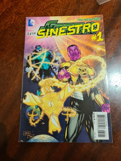 Green Lantern #23.4, New 52, Sinestro #1, 2013, DC Comics