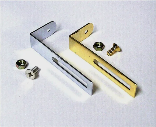 Les Paul Pickguard / Scratchplate Support Bracket - Chrome, Nickel or Gold