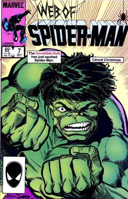 Web of Spider-Man #7 (1985) Marvel Comics -NICE!