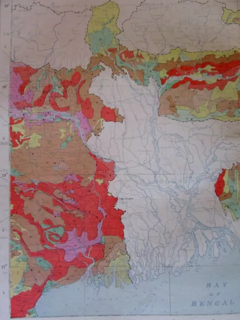 Eastern India village types compared c.1979 huge National Atlas of India map 2