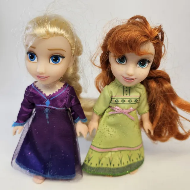 DISNEY FROZEN MOVIE Anna and Elsa Toddler Dolls Set 6 Inch Free shipping  $16.99 - PicClick