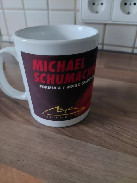 Orginal Michael Schumacher Tasse Kaffeetasse Ferrari Formel 1 World Champion