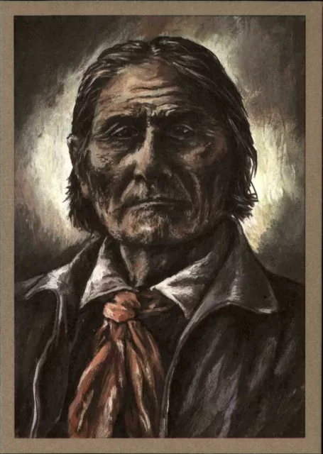 DDR Postkarte INDIANER Nordamerika Chiricahua-Apache GERONIMO (anno 1880)