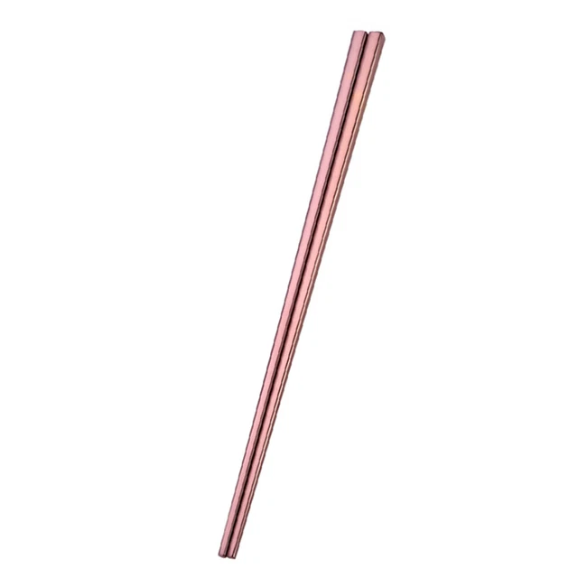Palillos de pasta Palillos de comedor reutilizables acero inoxidable