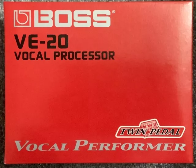 Procesador Vocal Boss Ve-20*Intérprete Vocal*Pedal Doble*Sin Usar Y En Caja Como Nuevo