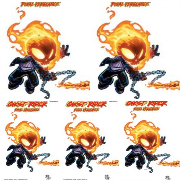 5 Pack Ghost Rider Final Vengeance #4 Skottie Young Big Marvel PRESALE 6/5