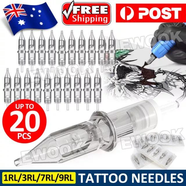 5/10/20PCS Disposable Cartridges Sterilized Round Liners Tattoo Needle Shaders