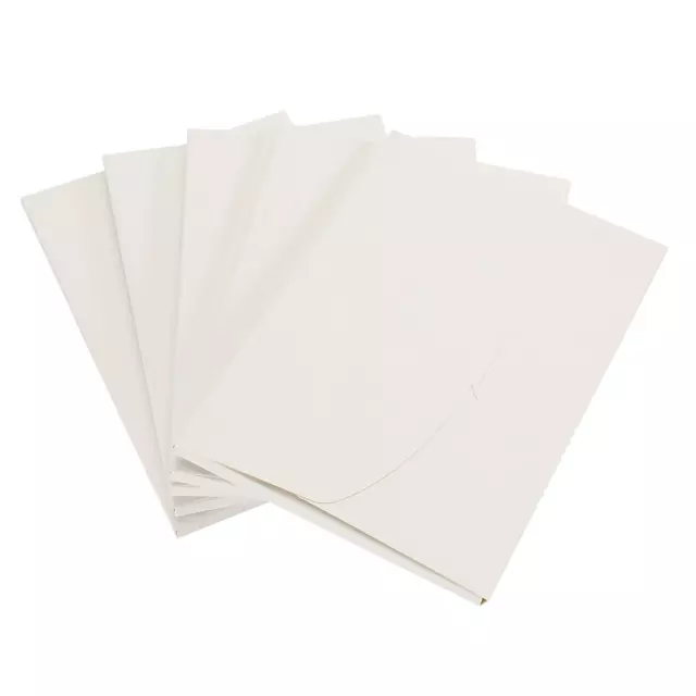 Invitations Fichier Enveloppes, 10 Paquet Épaissie pour Anniversaire Blanc