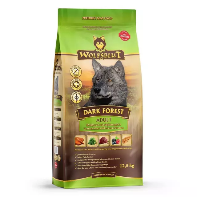 Wolfsblut Adult - Dark Forest | 500 g | 2 kg | 12,5 kg | Hund | Trockenfutter