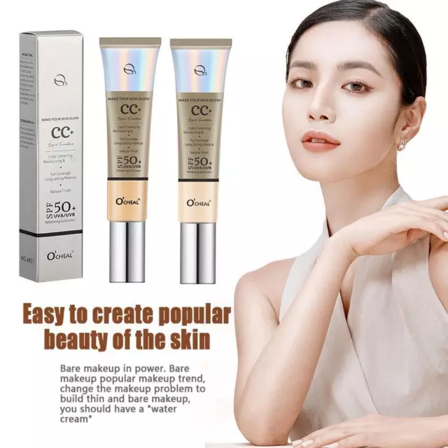 Concealer Primer Moisturizing&Repairing Liquid Foundation CC Cream Free I7M2