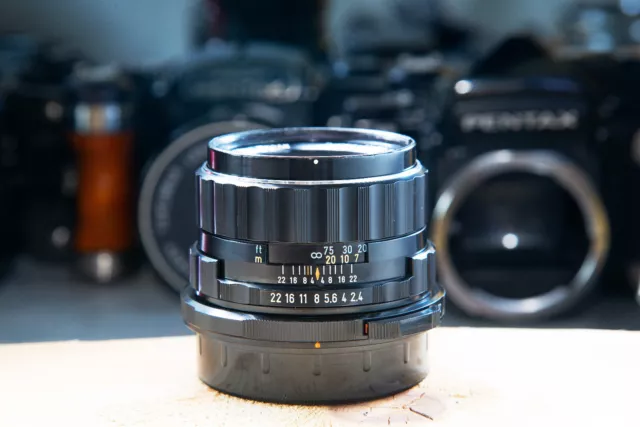 Asahi Pentax 6x7 67 SMC Takumar 6x7 105mm f2.4 lens EXE++