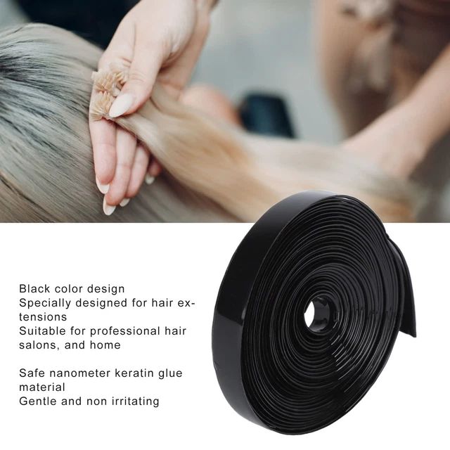 9mm Width Hair Extension Keratin Glue Strip Strong Adhesion Long Lasting BSU