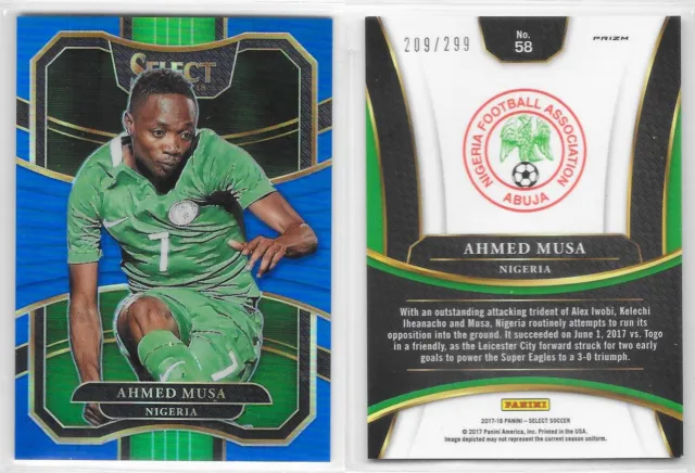 Ahmed Musa Panini Select 2017-2018 Nigeria/299