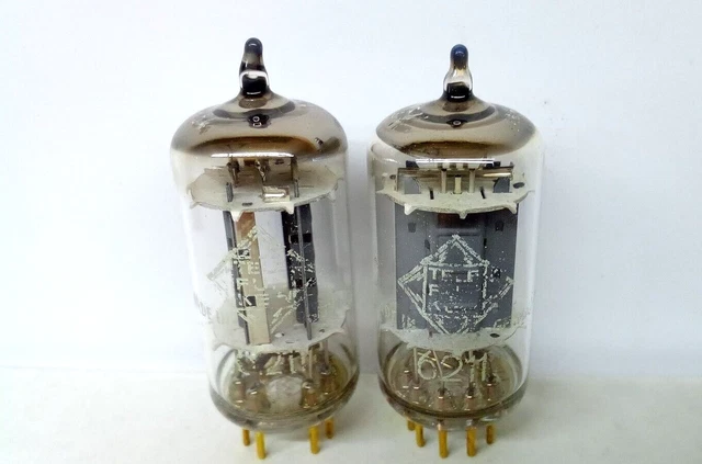 Paire De Tubes Telefunken RS242 – Vintage, Testés 100%+, Allemagne