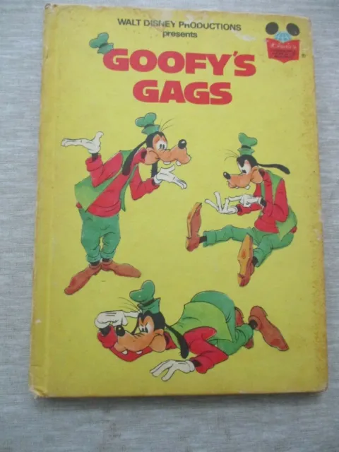 Goofy's Gags,  Walt Disney production,h/c,Random house, N.Y, 1974. cs3367