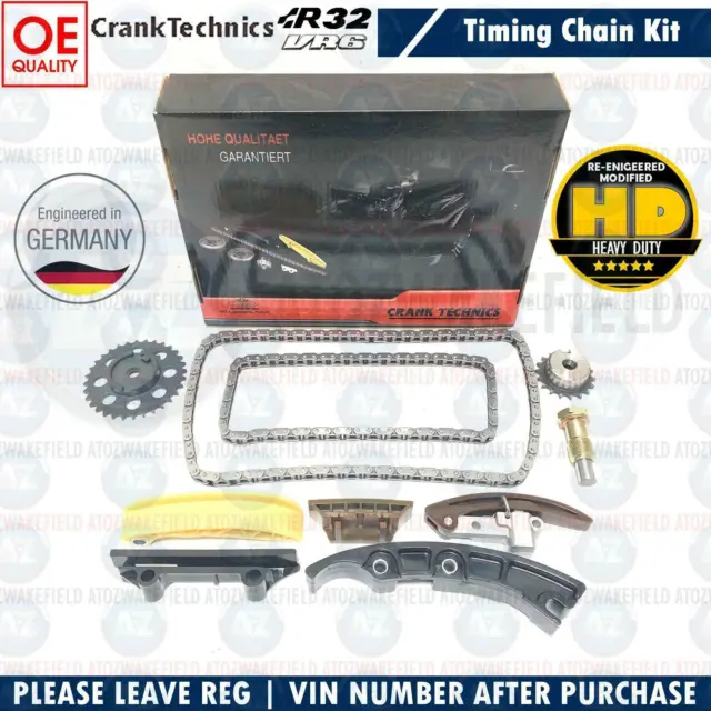 For Audi A3 Tt 3.2 V6 Vr6 Quattro 250 Bhp Petrol Engine Timing Chain Service Kit