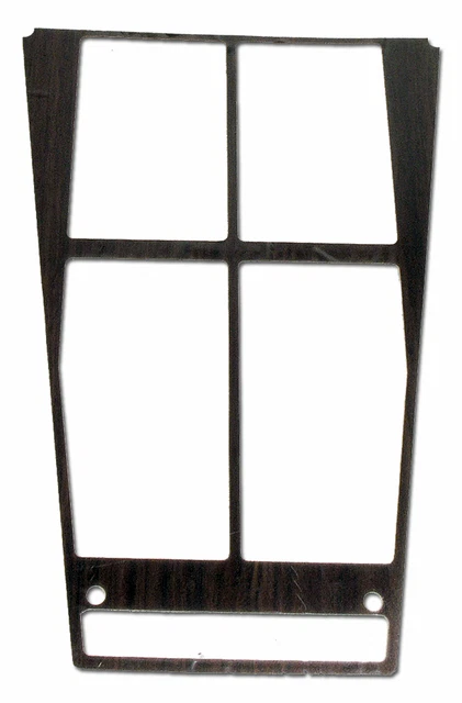CORVETTE C3 SHIFT Console Insert Woodgrain W/Air Conditioning 1972-1976 ...