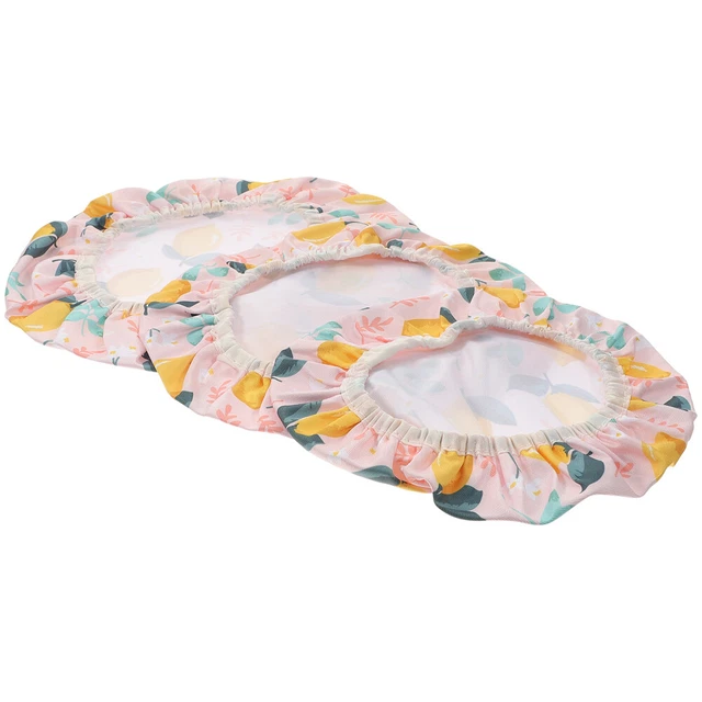 Modello 3 pz tessuto lavabile coperture ciotola in tessuto copertura per alimenti