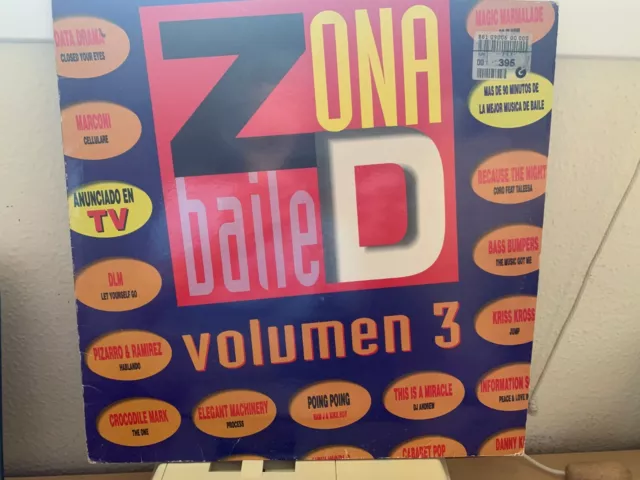 Various ‎– Zona De Baile Vol. 3. DISCO VINILO. ENTREGA 24H. ESTADO VG+/VG+