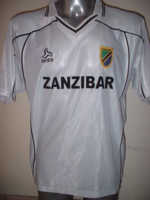 Tanzania Shirt Skies Adult Large Soccer Jersey Trikot Africa Vintage Zanzibar