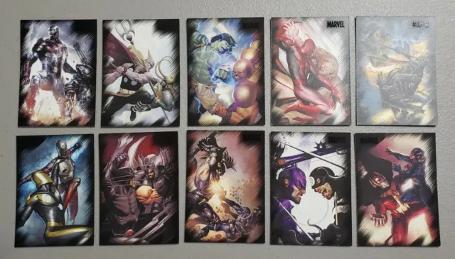2010 Marvel Heroes & Villains Trading Card Set