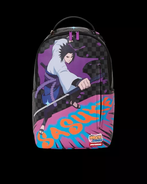 Sprayground x Naruto Shippuden Breakout Shark Orange Backpack NEW AUTHENTIC