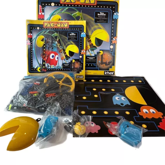 K'NEX Pac Man Roller Coaster Building Set 432 Piece NOB