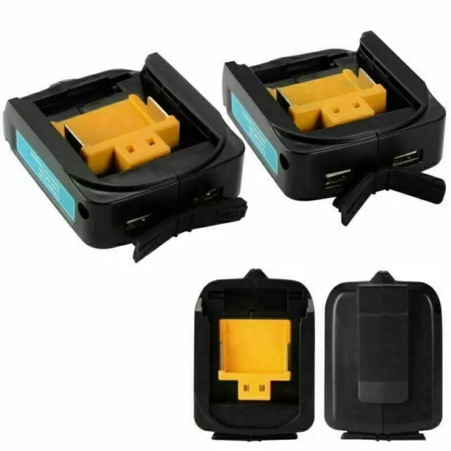 Dual USB Charger Adapter for MAKITA ADP05 14-18V Battery Portable Power Source