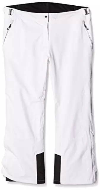 (TG. 56) CMP Skihose 3W18596N, Pantaloni Da Sci Donna, Bianco, 56 - NUOVO