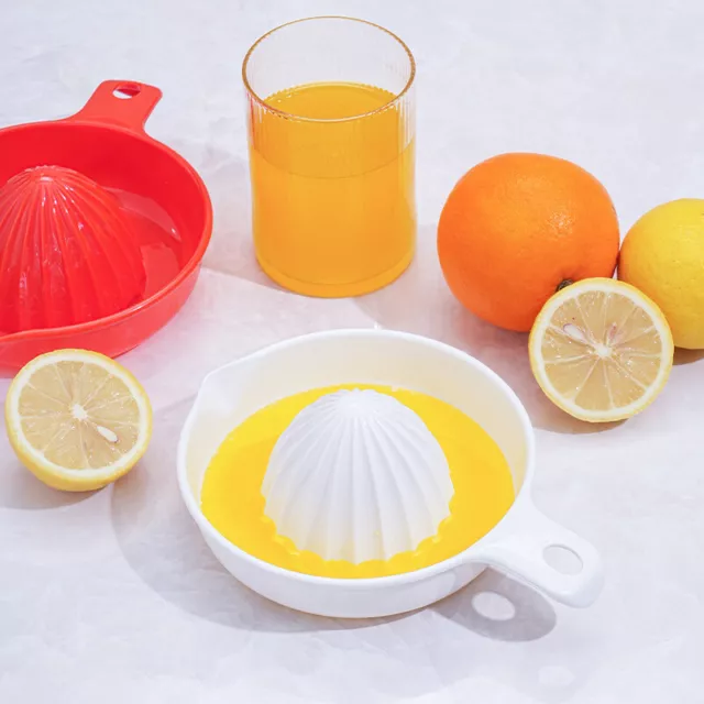 Agruus Fruits Squeezer Orange Food Grade Plastic Hand Manual Kicer Kitchen Tool