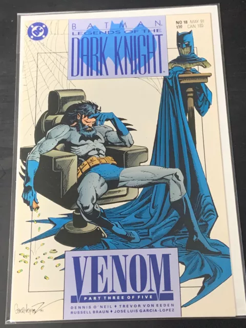 Batman Legends of the Dark Knight 18 DC 1991 Venom Drug Use Story Arc