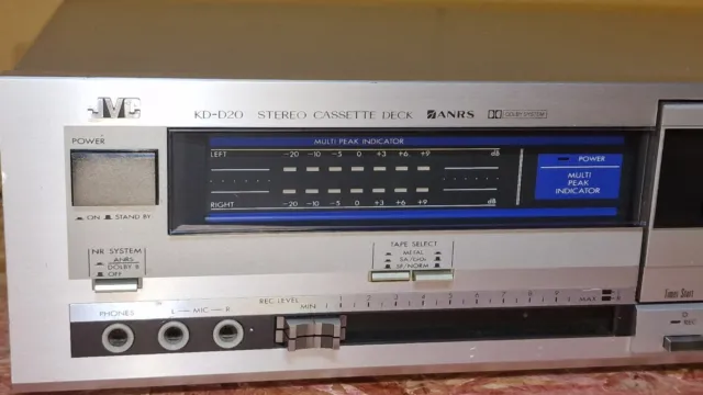 JVC KD-D20 Stereo Cassette Deck Dolby vintage KD D20 2