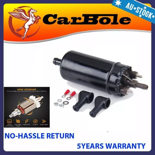 Carbole 12 V Universal EFI Electric Fuel Pump External Inline High