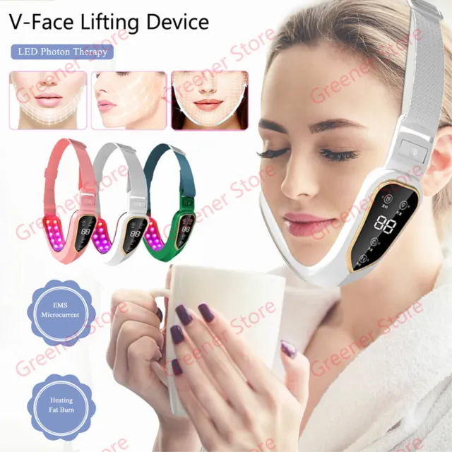 Facial Lifting Device LED Photon Therapy Face Slimming Massager V-shaped Machine