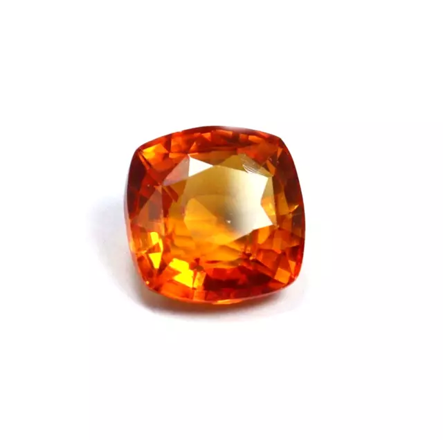 Natural Earth Mined Orange Sapphire 11.50Ct GIE Certified Loose gemstone Cut