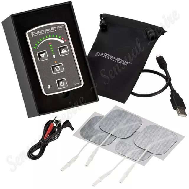 Flick E Stim Pack Therapy Device Tens Machine FROM Sensual Desire