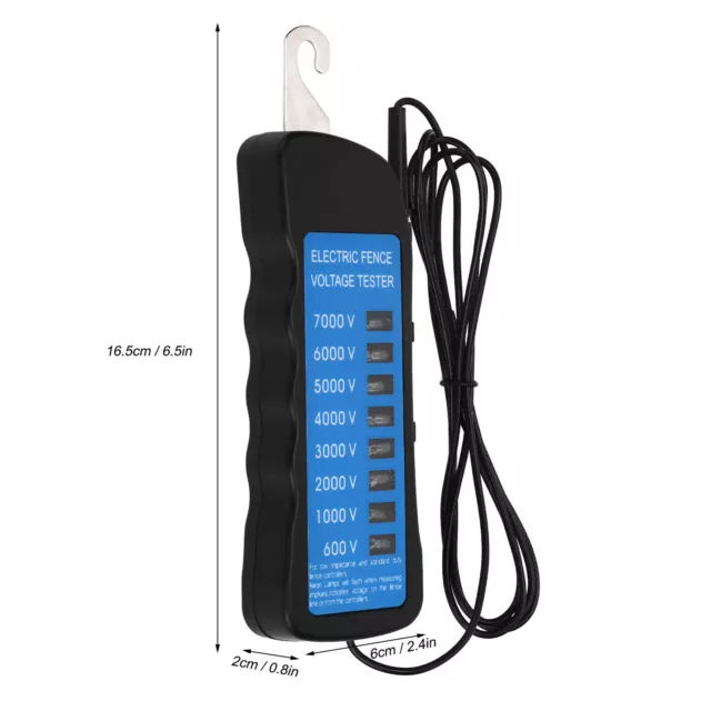 Electric Fence Tester Multi Light Voltage Detection For Farm Supply Fencing JY