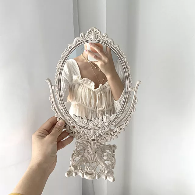 Espejo de maquillaje nórdico de colección espejo plástico cosmético habitación hogar de EL