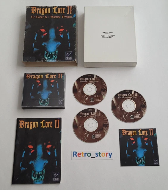 Jeu PC Dragon Lore 2 - Version Big Box Française - État Correct (boîte Abîmée, Jeu Fonctionnel)