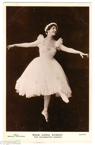 Original British Photo Postcard Ballet Lydia Kyasht