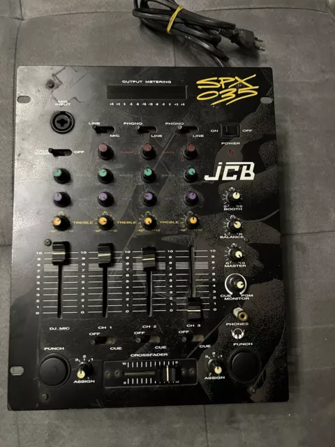 Table de mixage jcb spx 035 - spx 035 - 98109172 entrées phono ou line