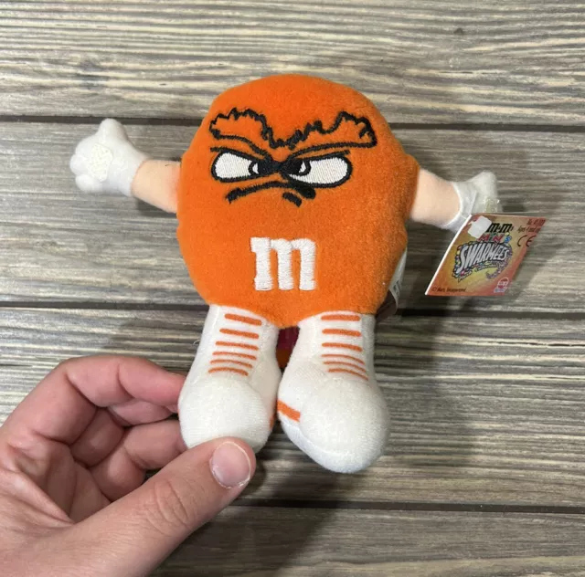 Vintage M&M's 1998 Orville Orange Mini "Swarmees" with Original Hang Tags