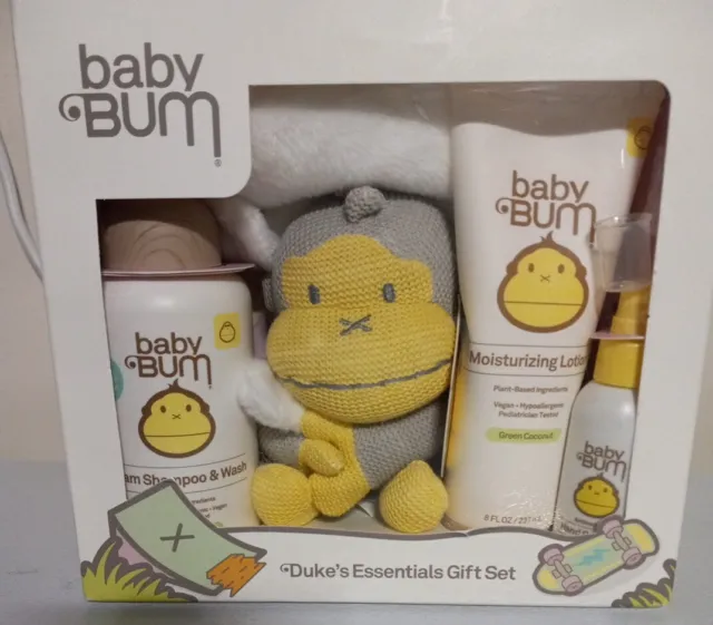 NEW Baby Bum Duke's Essentials Gift Set Plant Based, Vegan,Hypoallergenic