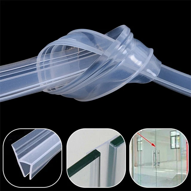 Pare-Choc Bande Étanchéité H) Forme Caoutchouc Douche Imperméable Coupe-Vent