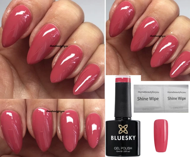 Bluesky Gel Polish Classic 80528 'Moonlight & Roses' | White UV LED Nail Varnish (10ml)
