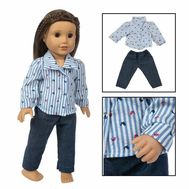 Doll Clothes Fashion Office Wear For American Girl Dolls 18 Inch Accessories