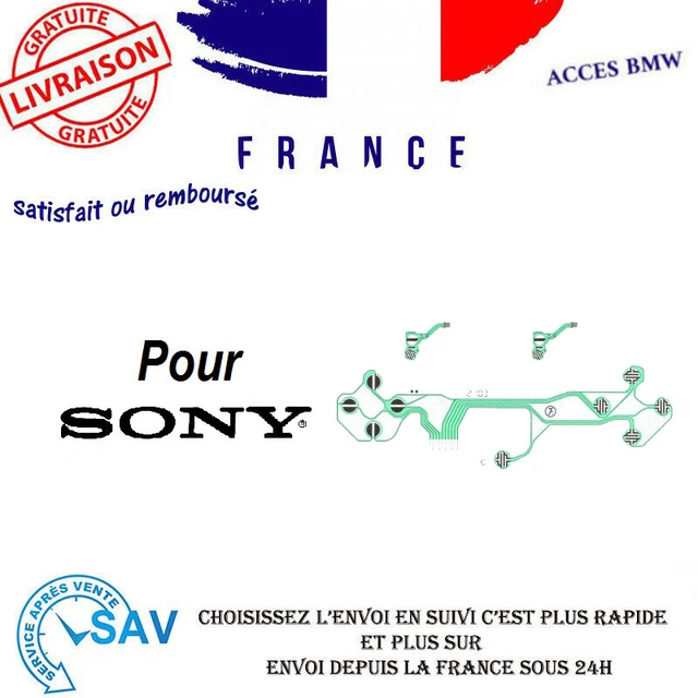Nappe Micro Arrière Pour Manette PS5 DualSense (Modèle BDM-010) - Neuf